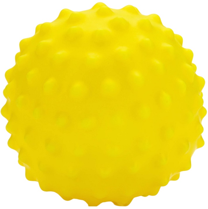 Игрушки для собак. Мячик с пищалкой «Жёлтый», d=6.5 см