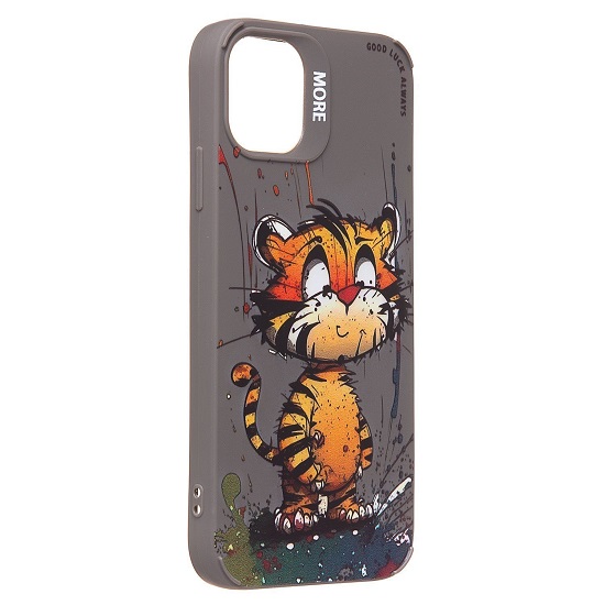 Задняя накладка SC335 для iPhone 11 (тигр) (gray)