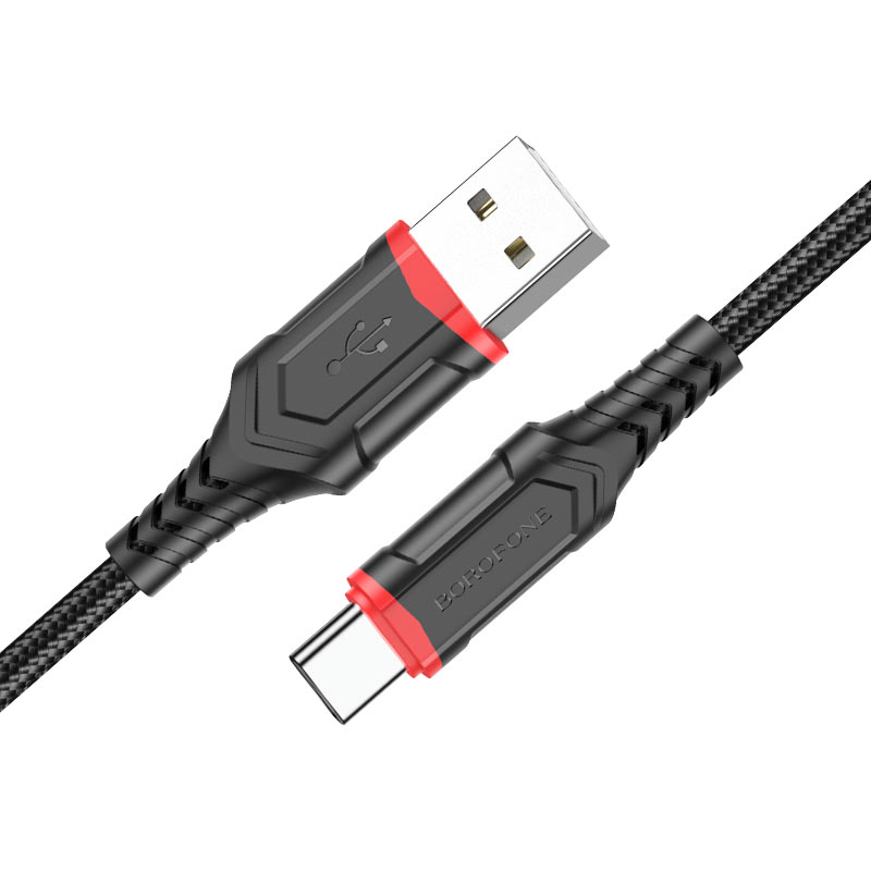 Кабель USB <--> Type-C  1.0м BOFOFONE BX67 черный