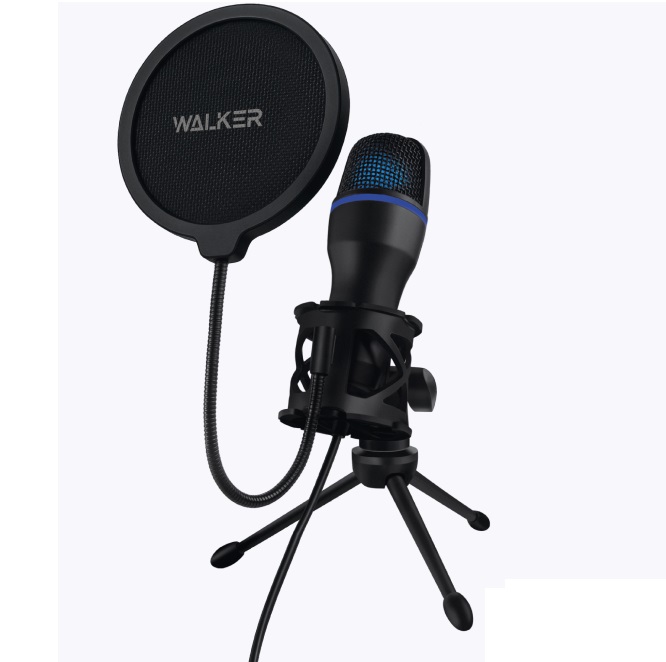Микрофон WALKER WCM-25, черный