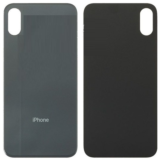 Задняя крышка для iPhone XS (черная)