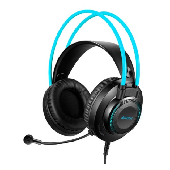 Наушники A4TECH Fstyler FH200U серый/синий
