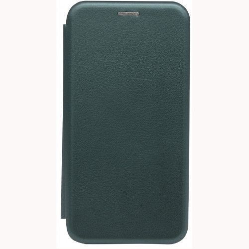 Чехол футляр-книга STYLISH для Xiaomi Mi 10 LiTE (Темно-зеленый)