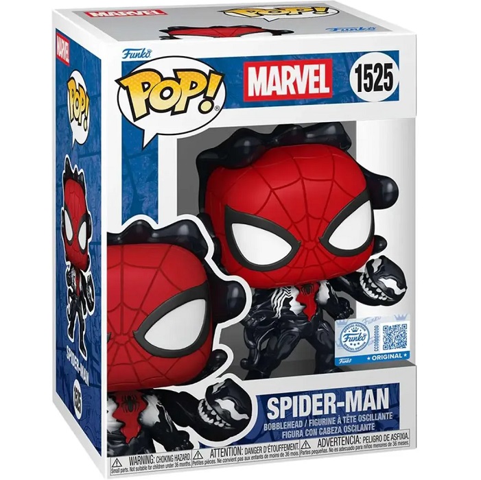 Фигурка Funko POP! Bobble Marvel Spider-Man (Symbiote Bonding) (Exc) (1525) 87250