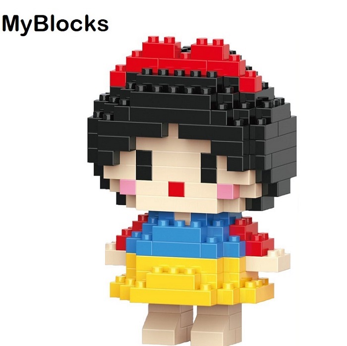 Фигурка-конструктор MyBlocks "Белоснежка" 7228A (мятая упаковка)