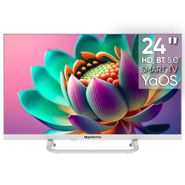 Телевизор Topdevice 24" TDTV24CS03H, белый