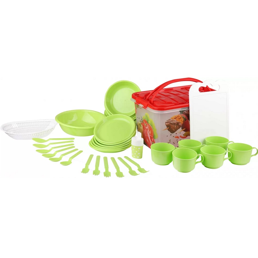 Набор для пикника на 6 персон "Гурман" 15л (уп.5) М3059