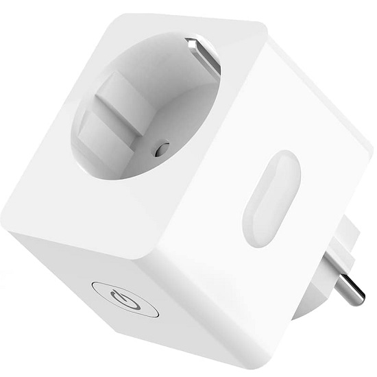 Умная розетка GAUSS Smart Home белый, 10А  (5510122) (Google Home, Siri, Алиса, Маруся)