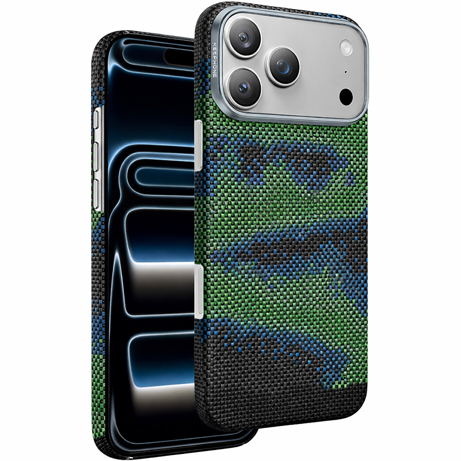 Задняя накладка KEEPHONE KEVILAR STARRY MAGSAFE CASE для iPhone 17 PRO MAX, STARRY AURORA