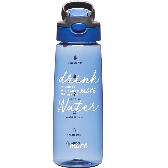 Бутылка для воды, 800 мл, 25×7.5 см, с поильником и подвесом 4460514