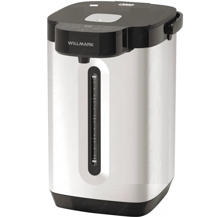 Термопот WILLMARK WAP-609G (5.2 л, 6 темпер.реж, 900Вт, сенсор. управл.,блокировка,бак из нерж стали)