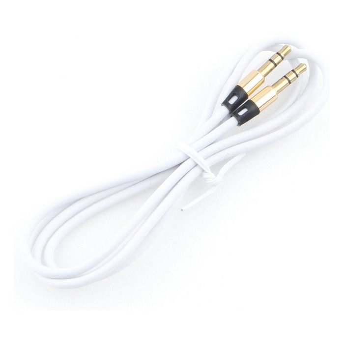 Кабель Jack 3.5 <--> Jack 3.5  1.0м CABELEXPERT CCAB-01-35MM-1MW белый, блистер