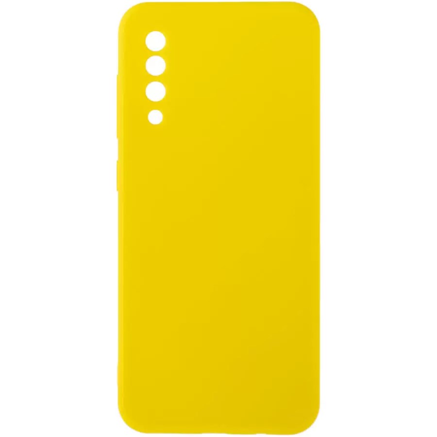 Задняя накладка ZIBELINO Soft Matte для Samsung Galaxy A51 (желтый) с микрофиброй