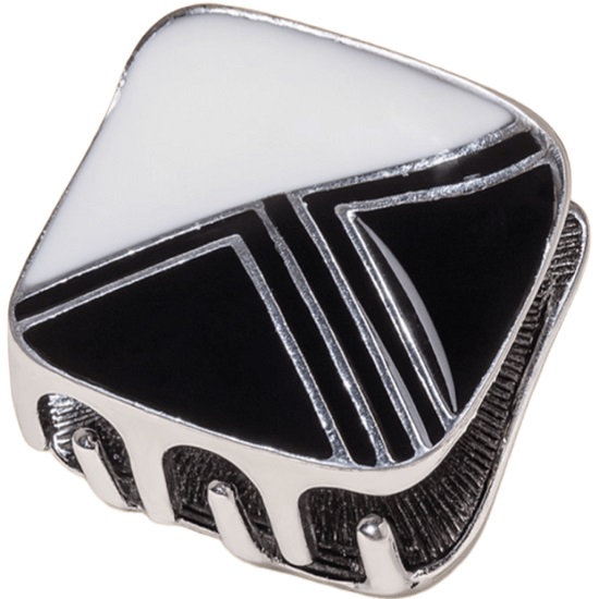 Краб для волос "Пелагея" геометрия, 2,5 см, серебро 9313920