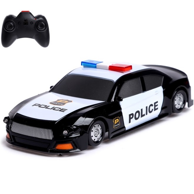 Антигравитационная машинка «Полиция», радиоуправление, аккумулятор, ездит по стенам