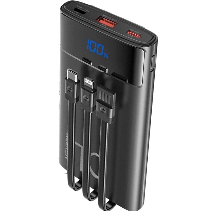 Внешний аккумулятор WALKER WB-615 (10000mAh) черный