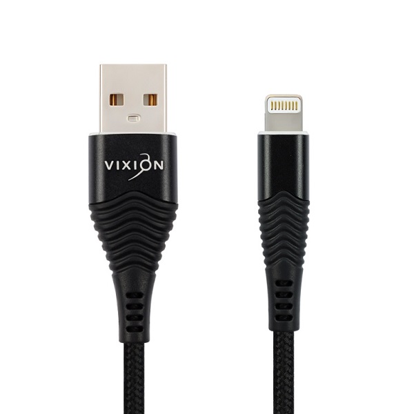 Кабель USB <--> Lightning  1.0м VIXION K26i черный