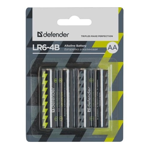 Элемент питания DEFENDER LR06 BL-4