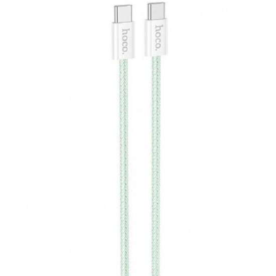 Кабель Type-C <--> Type-C  1.0м HOCO X104 Source, зеленый, 60W