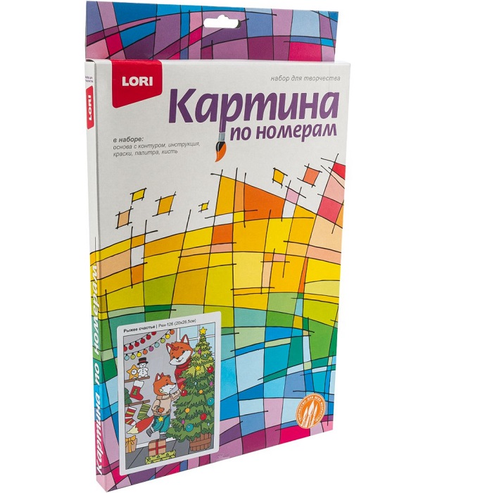 Картина по номерам «Рыжее счастье», для малышей, зимняя серия 10659707