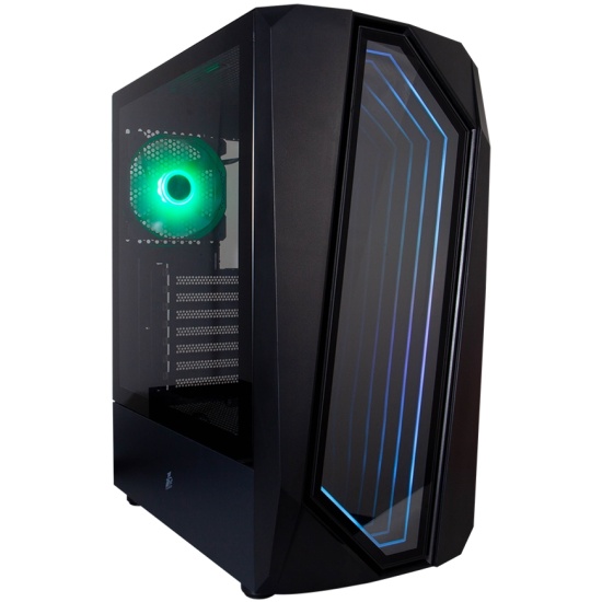 Корпус 1STPLAYER INFINITE SPACE IS6 Black ATX 1x120mm LED TG IS6-BK-1F1