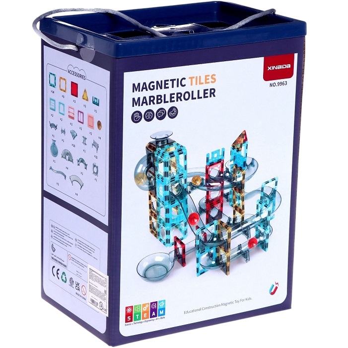 Конструктор магнитный марблс «Магический лабиринт», 100 деталей 7084382