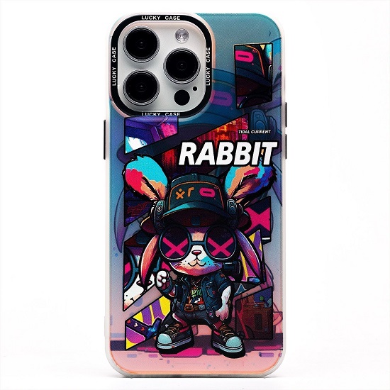 Задняя накладка PC081 для iPhone 15 Pro Max (multi color)