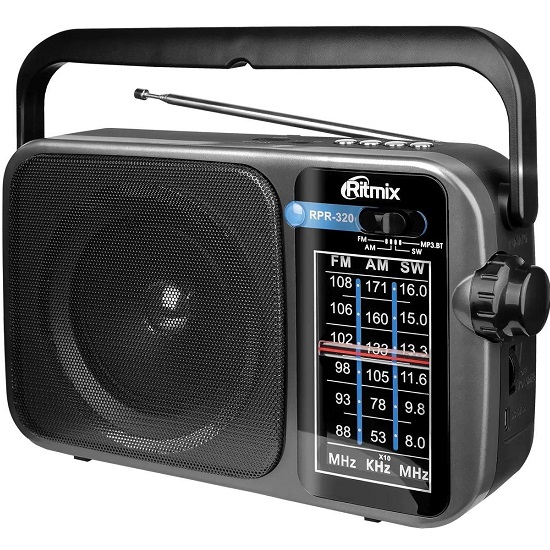 Радиоприемник RITMIX RPR-320 черный