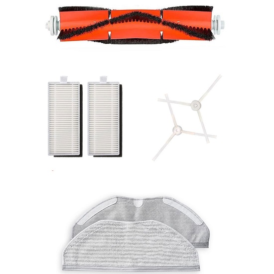 Набор аксессуаров FILTERO FTX 03 для робот-пылесоса Xiaomi, Mijia G1, Vacuum-Mop Essential, 7 пр