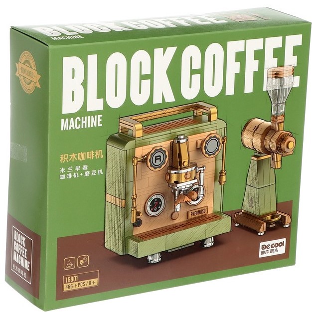 Конструктор DECOOL Техника «Кофе машина», 466 деталей