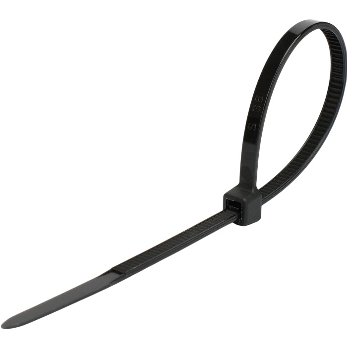 Хомут-стяжка CABLEXPERT NYT-150x2.5B, 150 мм х 2.5 мм черный (100 шт.)