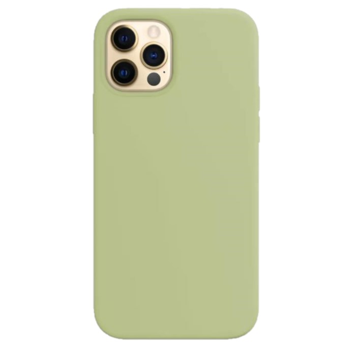 Силиконовый чехол SILICONE CASE для iPhone 13 (01 фисташковый)