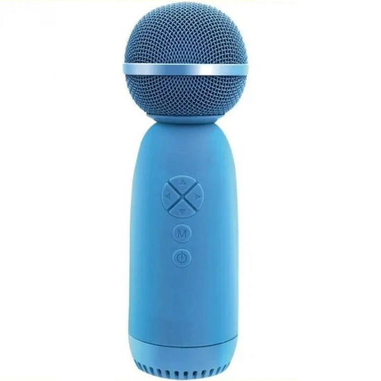 Микрофон БП Караоке AMFOX AM-MIC70 синий