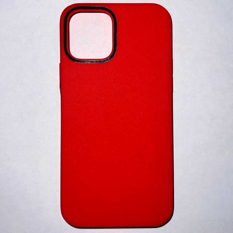 Задняя накладка RACY для iPhone 12/12 PRO красный-чёрный
