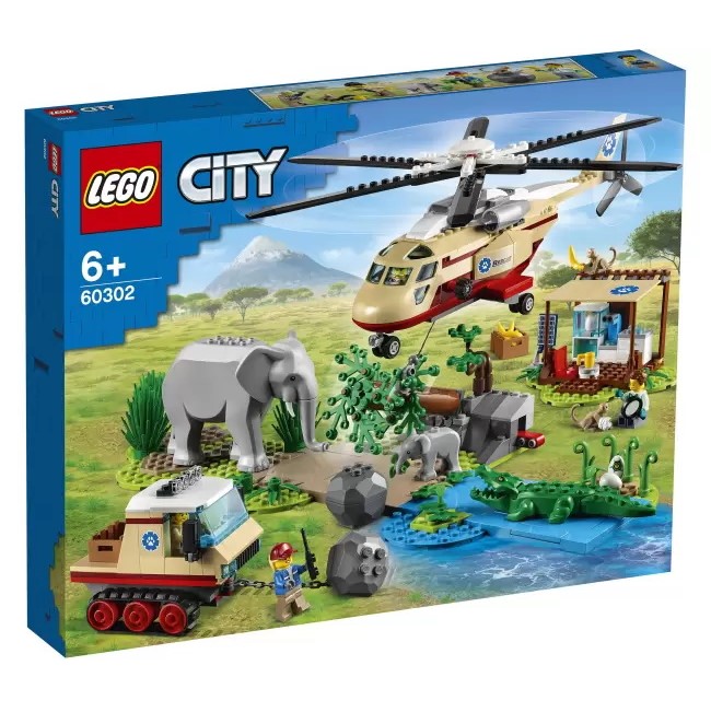 Конструктор LEGO City 60302 Операция по спасению зверей УЦЕНКА