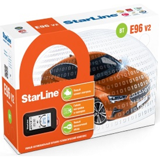 Автосигнализация StarLine E96 v2 (BT 2CAN+4LIN)