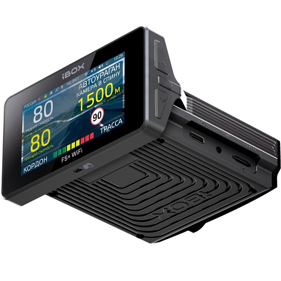 Видеорегистратор+Радар-детектор iBOX F5+ WiFi