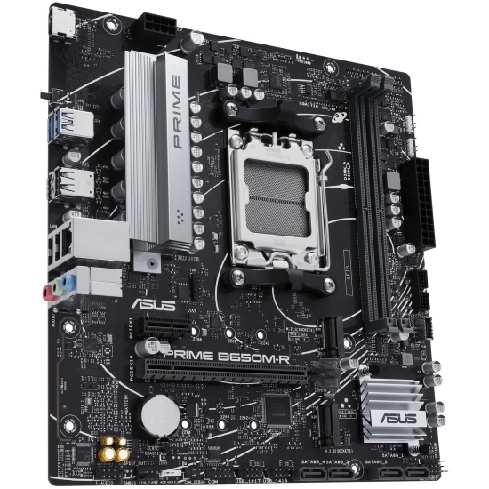 Материнская плата ASUS PRIME B650M-R, Socket AM5, B650, 2*DDR5, HDMI, 4xSATA 6+ RAID, 2xM2,  USB 3.2, USB 2.0, mATX; 90MB1H30-M0EAY0