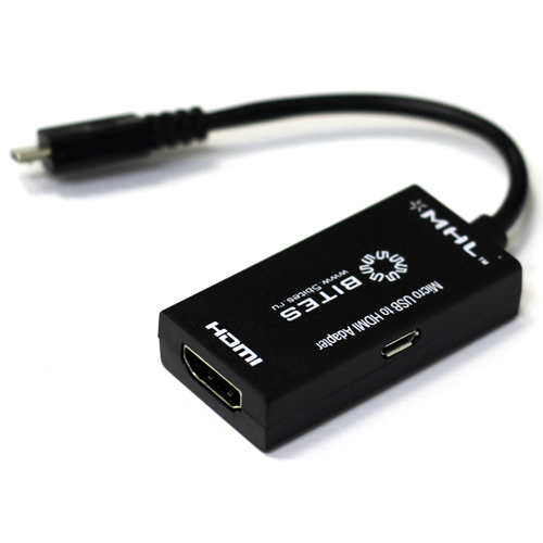 Переходник HDMI <--> microUSB 5BITES (UA-HHFM-MHL)