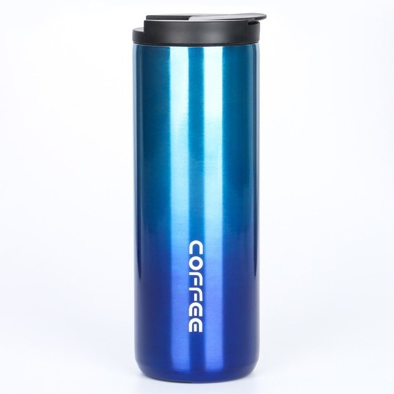 Термокружка "Coffee", 500 мл, синяя   7073780