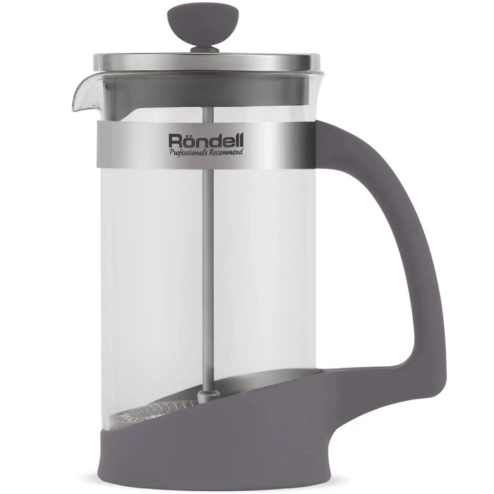 Френч-пресс Rondell Akzent RDS-937, 0.6л, стальной