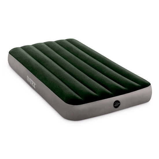 Матрас надувной INTEX 64777,  99х191х25см "Prestige" насос на батарейках (6хС), до 136кг