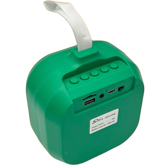 Колонка портативная ZQS1359W, зеленая