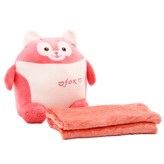 Мягкая игрушка «Лиса» с пледом