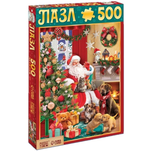 Пазл «Подарки дедушки Мороза», 500 деталей