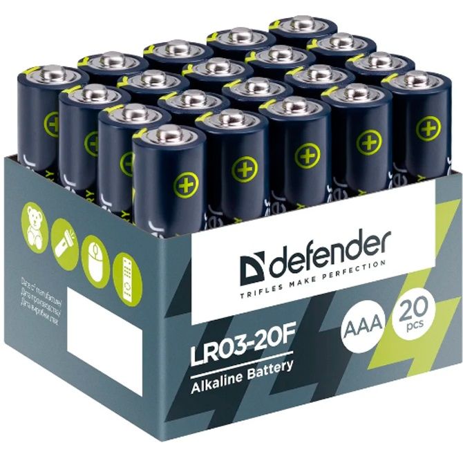 Элемент питания DEFENDER LR06 Box-20 (20/100)