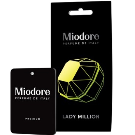 Ароматизатор MIODORE - CHROME (подвесной картонный)