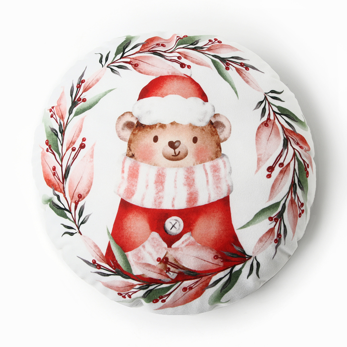 Подушка новогодняя декоративная "Этель" "Мишутка" 32*32 см