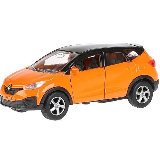 Машина металл Renault Kaptur 12см, оранжево-черный