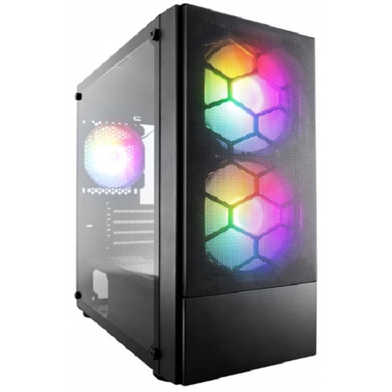 Корпус 1STPLAYER FIREBASE X4-M Black X4-M-BK-2F1P-1F1